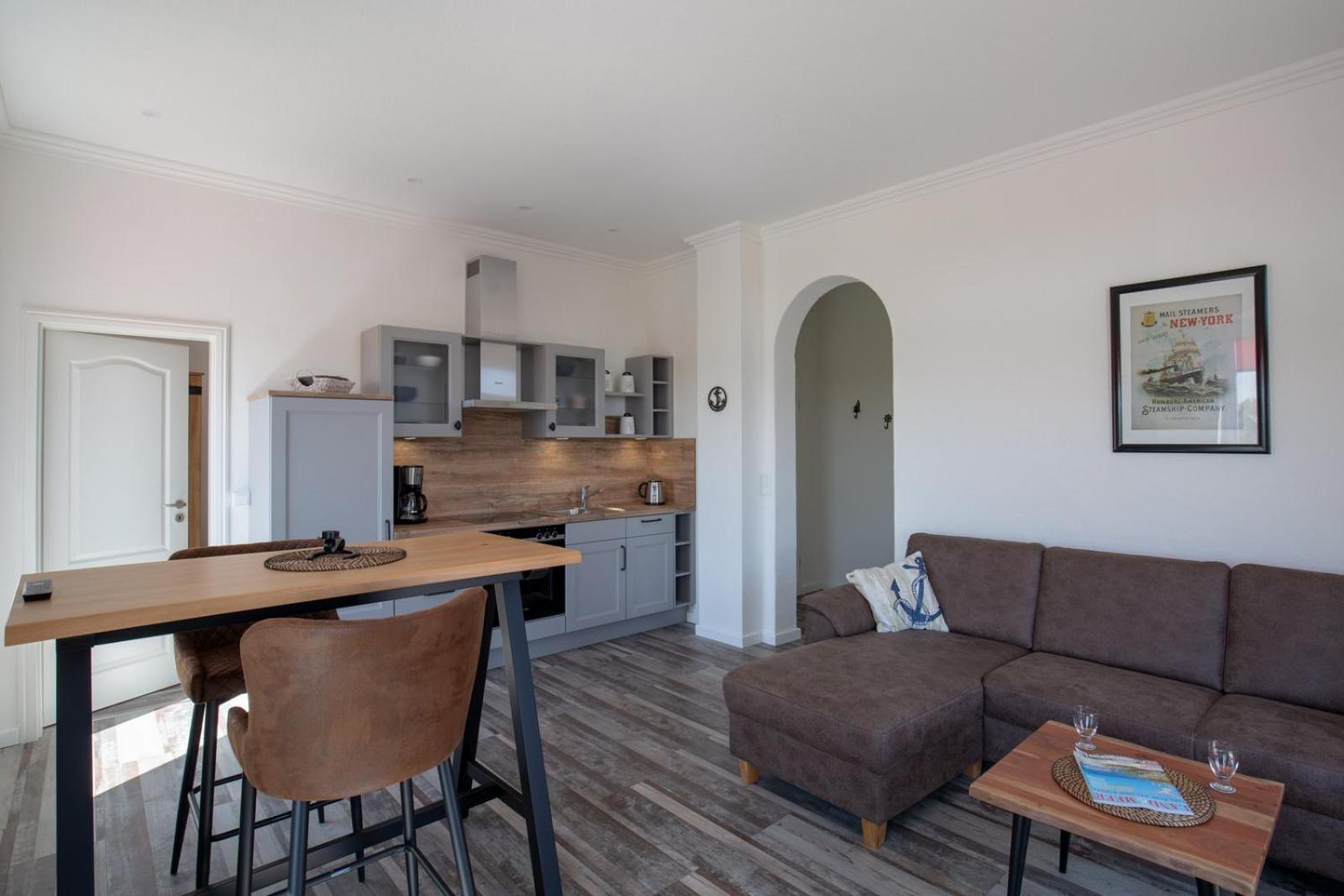Ankerplatz Ueber Dem Hafen-Pub Apartment Pellworm Bagian luar foto
